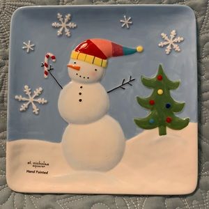 New WT St Nicholas Square Winter cookie etc. plate.  I have 7 cookie plates.